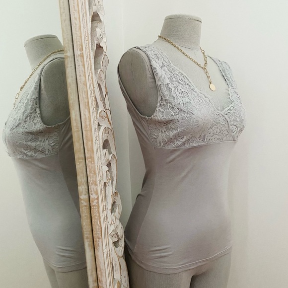 Cami With Lace Insert - Picture 2 of 6